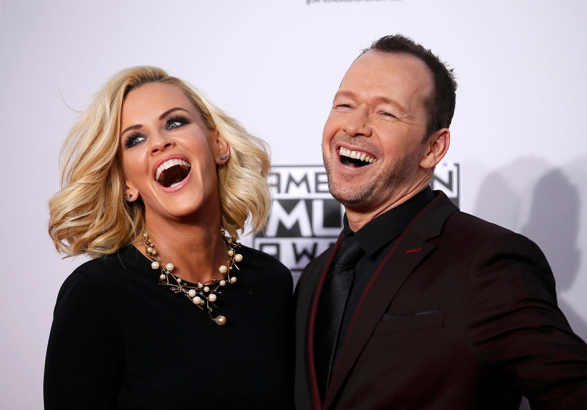 American Music Awards v Los Angeles - Jenny McCarthy a Donnie Wahlberg