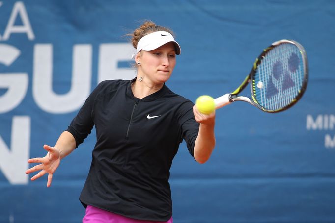 Markéta Vondroušová na J&T Banka Prague Open 2017.