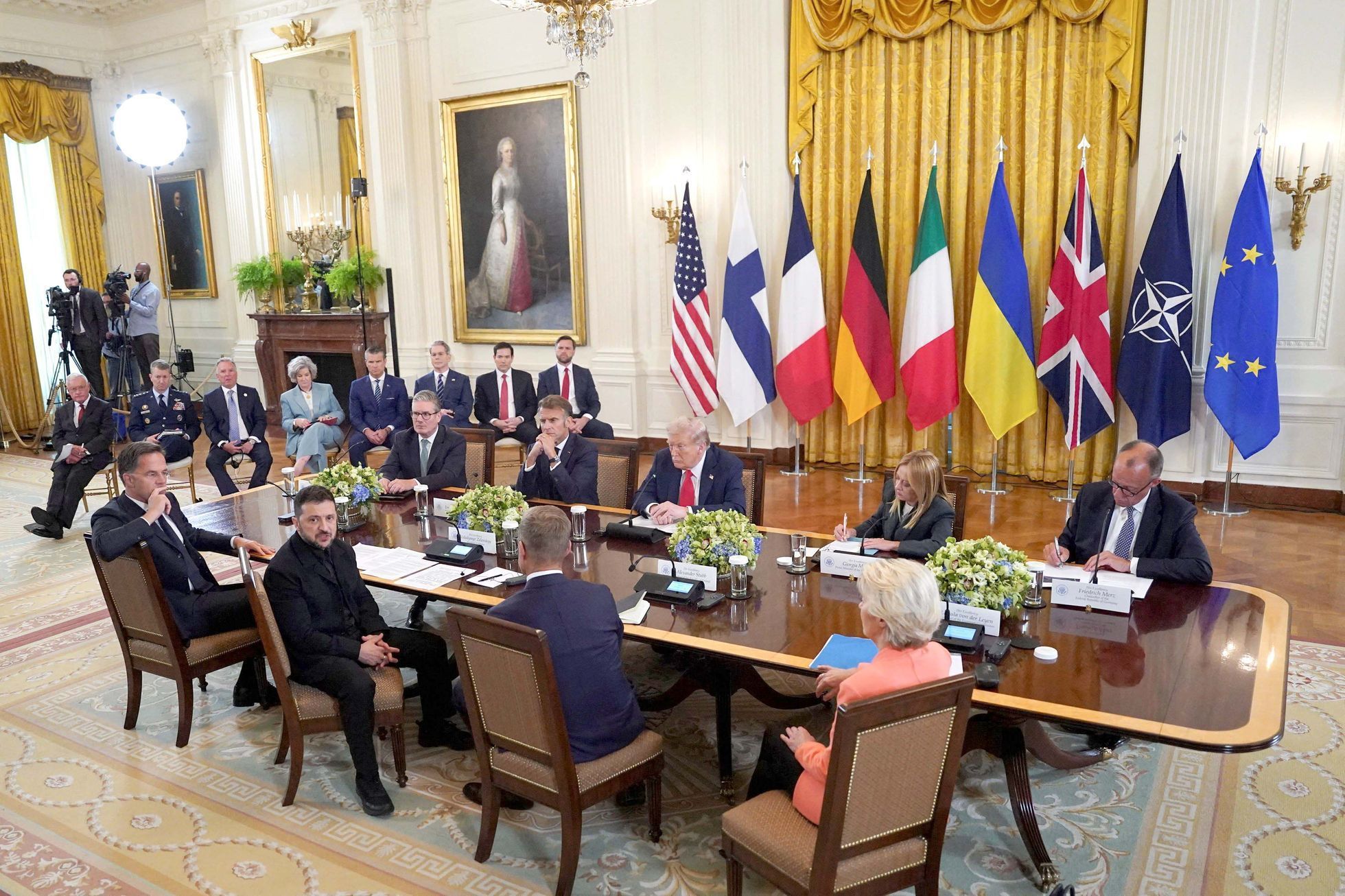 Trump, Zelenskyj, Bílý dům, summit, USA, Ukrajina, NATO