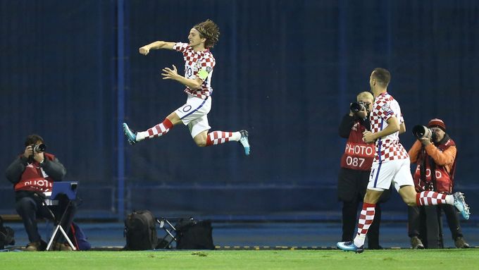 Radost fotbalistů Chorvatska