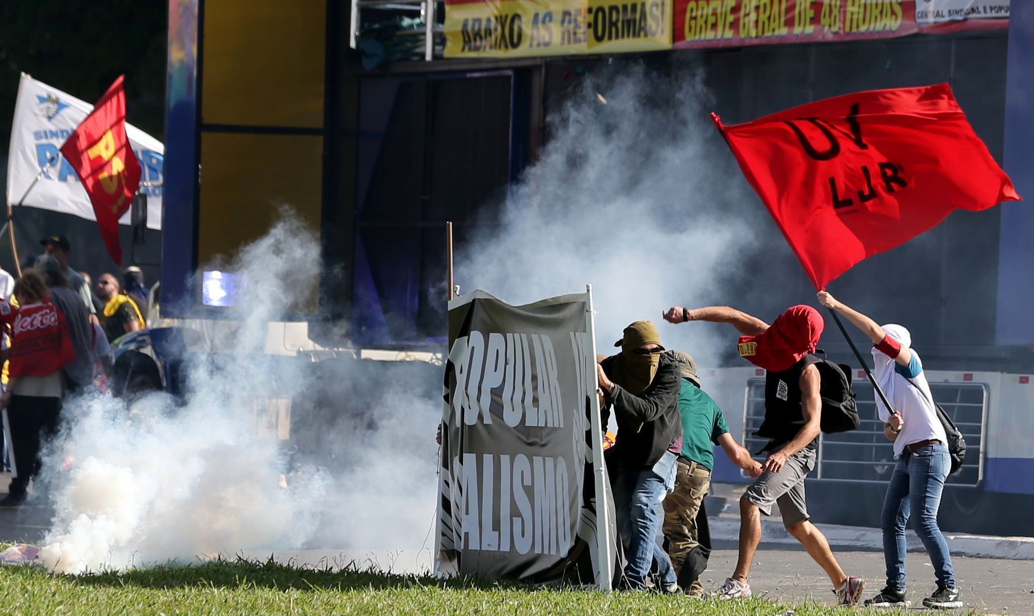 Brazílie, protesty proti prezidentu Temerovi