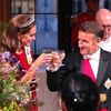 Macron, Charles II. večeře, Windsor, Velká Británie, návštěva