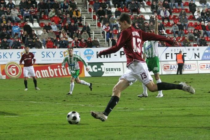 Ondřej Kušnír a jeho snaha v pražském derby Bohemians - Sparta