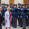 Slovenská prezidentka Zuzana Čaputová na poslední návštěvě Česka a prezidenta Petra Pavla na Pražském hradě