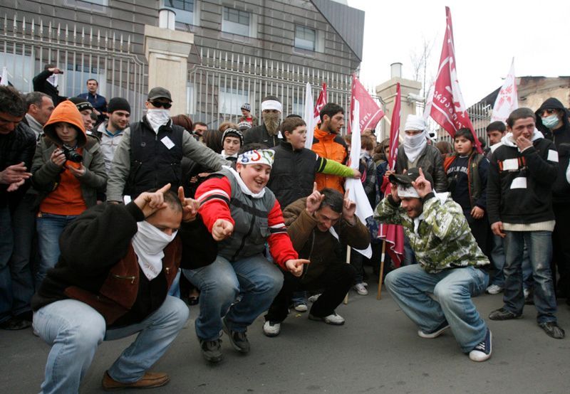 Protesty v Gruzii