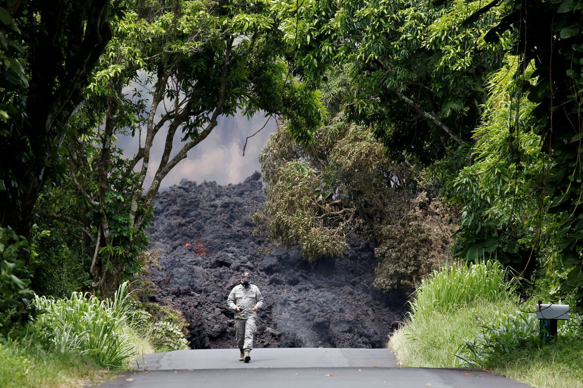 Erupce sopky Kilauea na Havaji, květen 2018