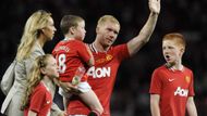 Scholes s rodinou.