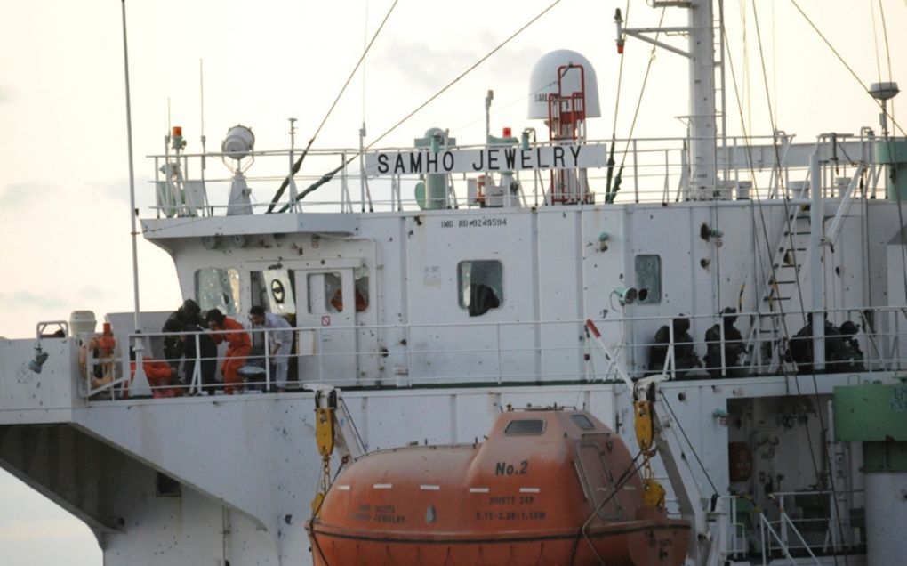 Korejské námořnictvo osvobodilo loď