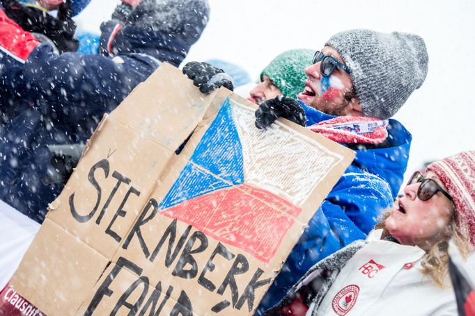 SP v Canmore, hromadný start Ž: čeští fanoušci