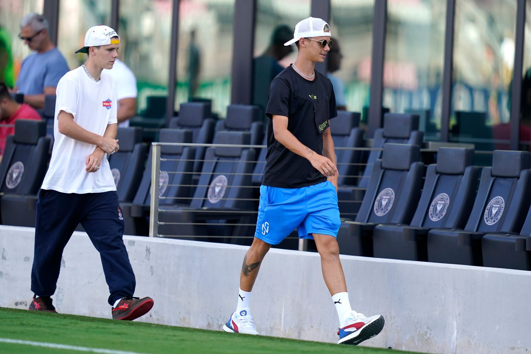 fotbal, Romeo Beckham (vpravo), Cruz Beckham