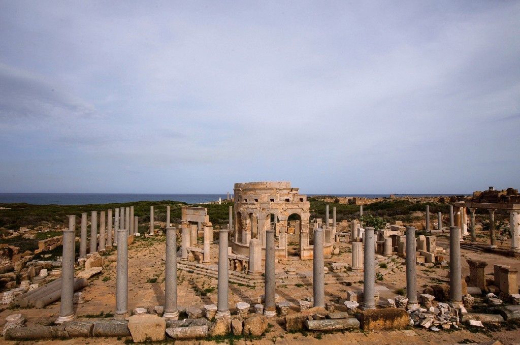 Libye: Leptis Magna - starověké středomořské město