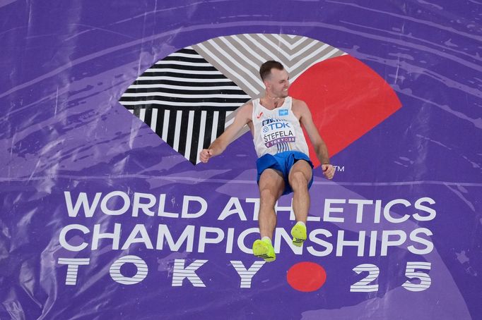 Český výškař Jan Štefela na MS v atletice 2025