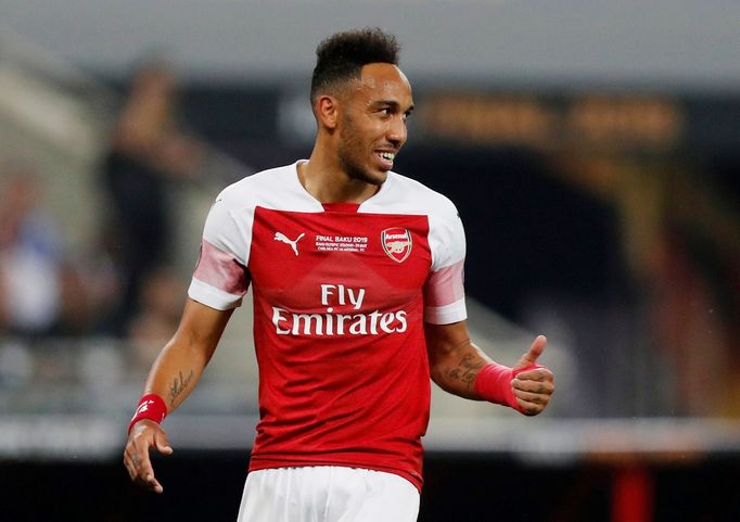 Pierre-Emerick Aubameyang ve finále Evropské ligy 2019