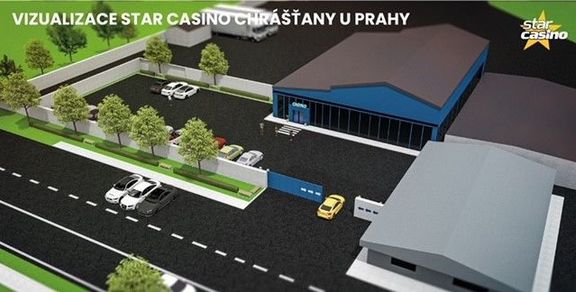 Vizualizace Star Casino Chrášťany.