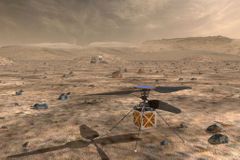 NASA chce v roce 2020 vyslat na Mars vrtulník velký jako "softbalový míček"