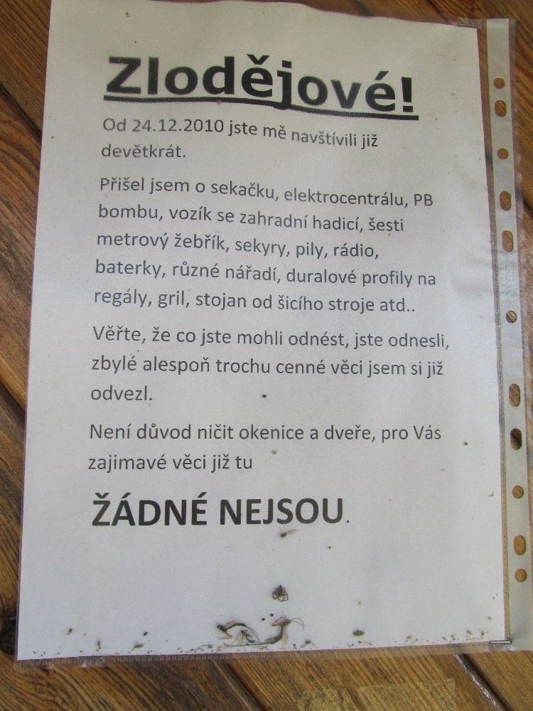 Cedule 2018 zákazy příkazy upozornění