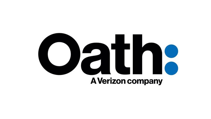 Logo firmy Oath.