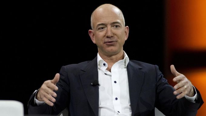 Zakladatel internetového obchodu Amazon Jeffa Bezos.