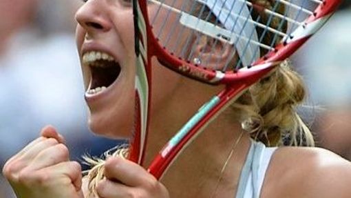 Sabine Lisická na Wimbledonu 2013 (výřez)