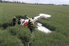 Letadlo, havárie Praha letňany