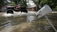 Tohle je zatopený Gainesville v americkém Texasu