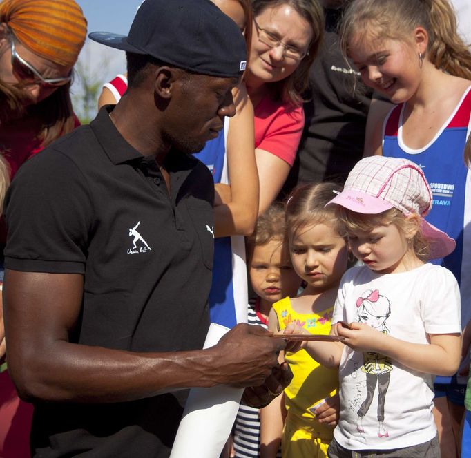 Usain Bolt na Čokoládové tretře