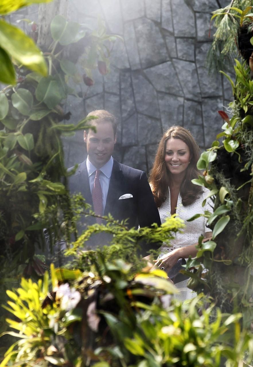 Kate a William na výletě v Singapuru
