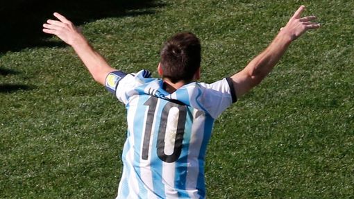 MS 2014, Argentina-Švýcarsko: Lionel Messi