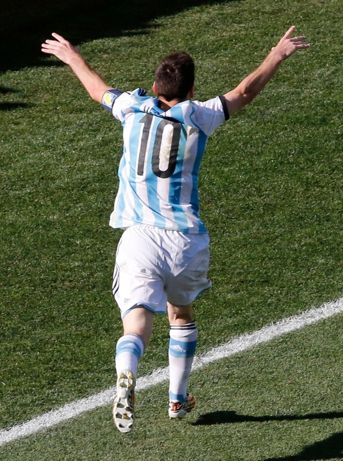 MS 2014, Argentina-Švýcarsko: Lionel Messi