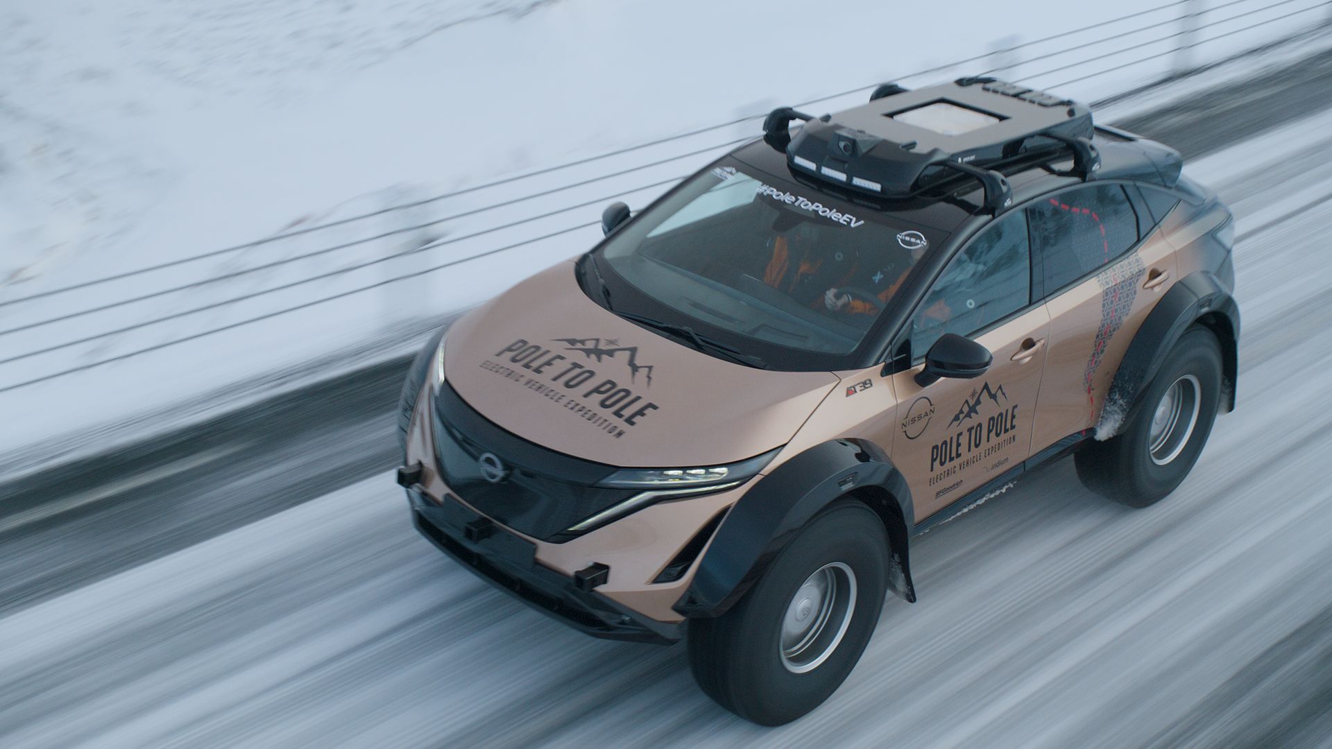 Nissan Ariya expedice Pole to Pole