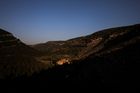 Opuštěná vesnice La Estrella leží v horách ve středu Španělska.