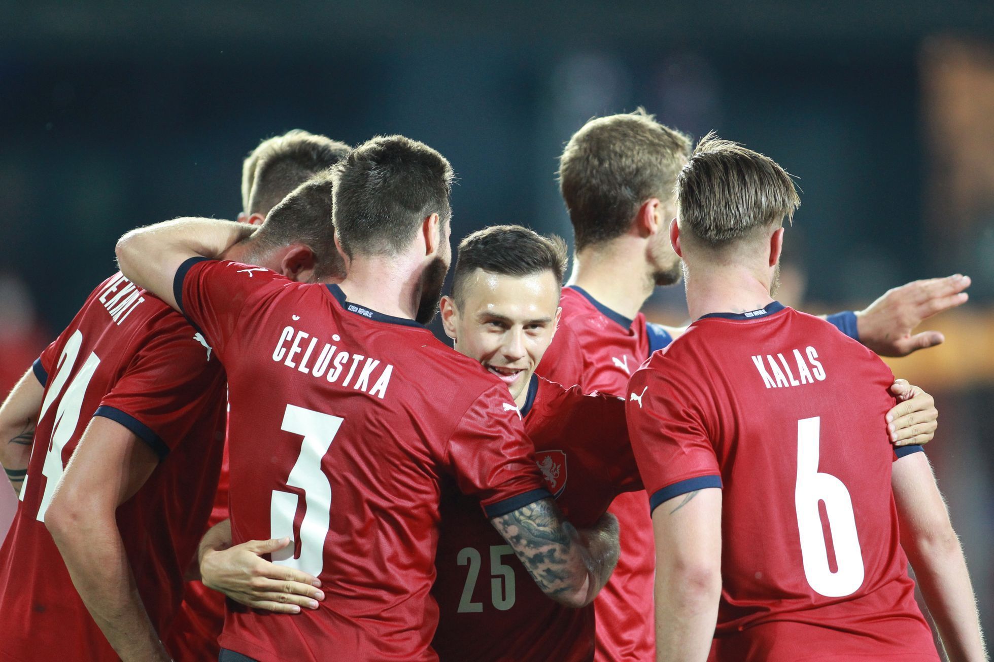 Češi slaví v zápase Česko - Albánie