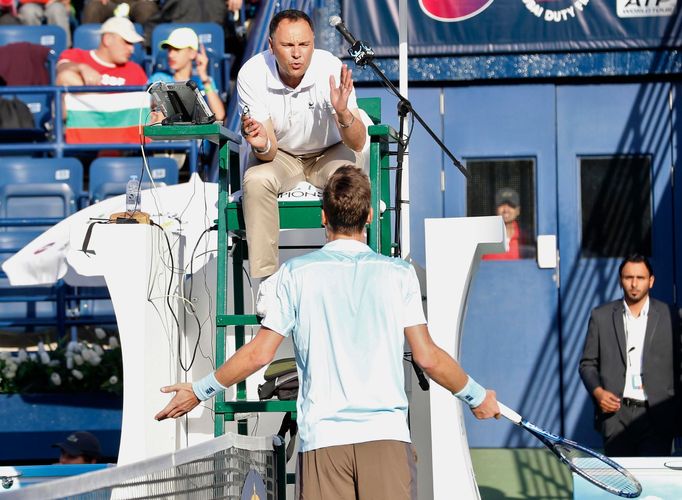 Tomáš Berdych na turnaji v Dubaji 2015