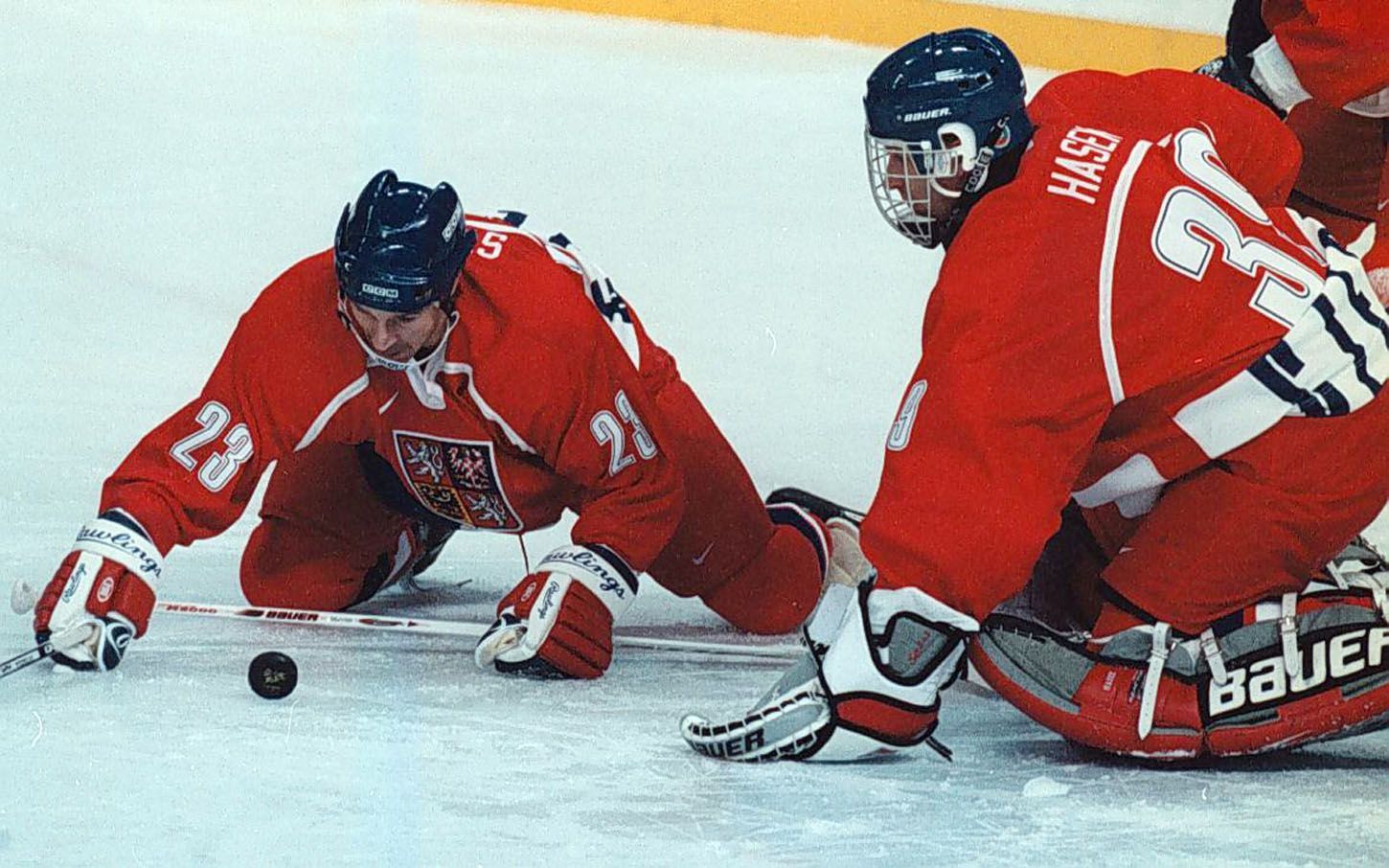 Archivní snímky z ZOH Nagano 1998 - hokej