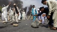 Protest v afghánské provincii Nangarhár.