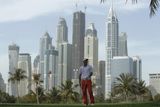 Němec Marcel Siem na prestižním golfovém turnaji Dubai Desert Classic.