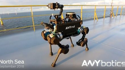 Vyjde schody, přivolá si výtah. Autonomní robot ANYmal se představuje
