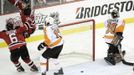 Devils - Flyers, 3. zápas Stanley Cup (Ponikarovskij, Greene, radost)