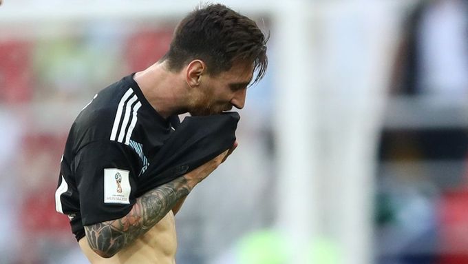 fotbal, MS 2018, Argentina - Island, Lionel Messi