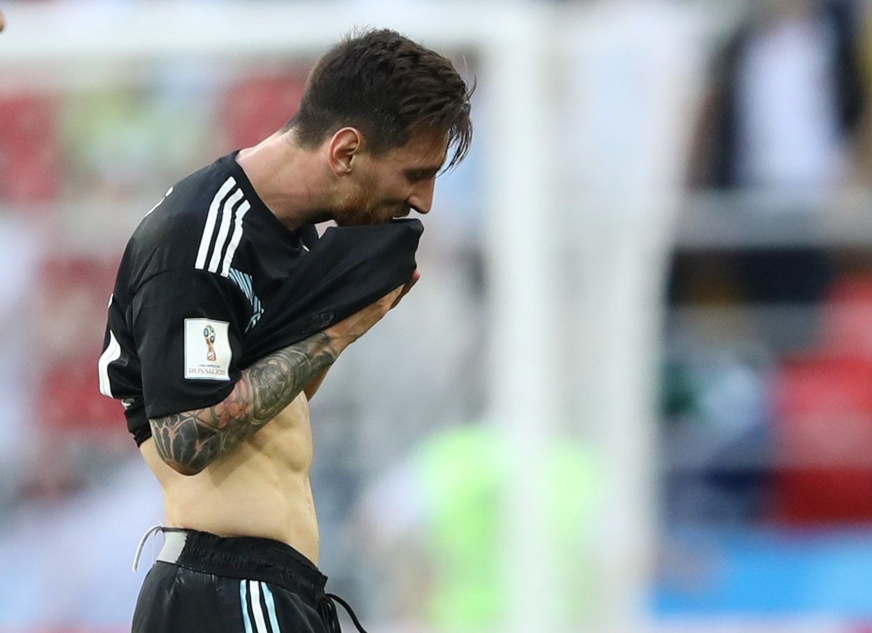fotbal, MS 2018, Argentina - Island, Lionel Messi