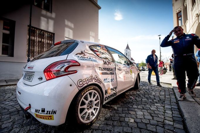 Jiří Pohlídal junior v Peugeotu na Rallye Pačejov 2021