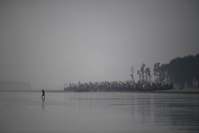 Rohingové v Bangladéši. Červen 2018.