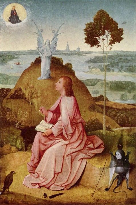 H. Bosch: Sv. Jan na Patmu (kolem 1505)
