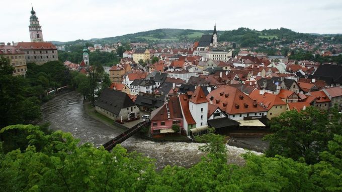 Na jihu Čech platí třetí stupeň povodňové aktivity už jen na Vltavě v Českém Krumlově.