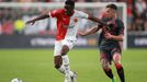 Ibrahim Traoré v odvetě 4 předkola EKL Slavia - Čenstochová