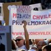 Demonstrace proti Babišovi na Václavském náměstí 5. června 2018, pořádal Milion chvilek pro demokracii