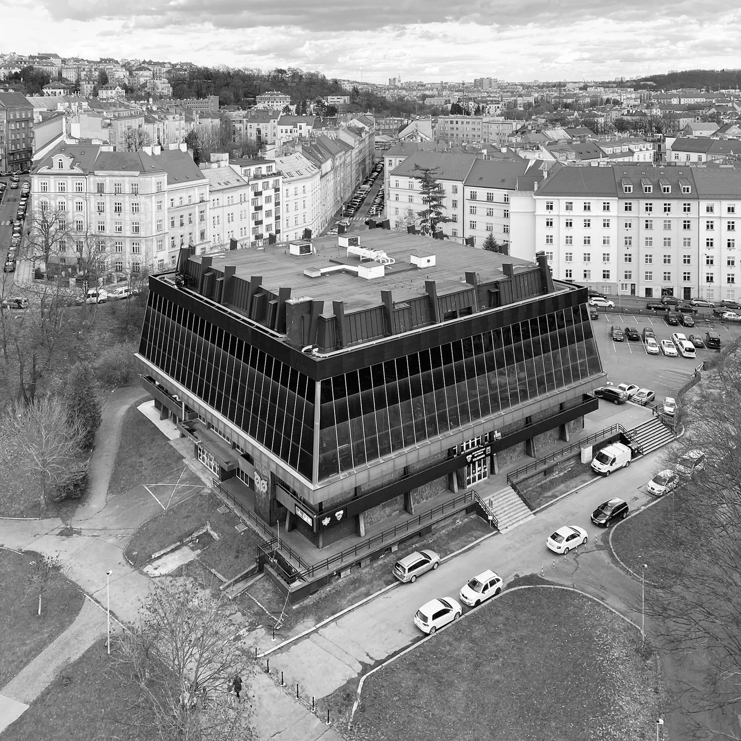 brutalismus praha architektura