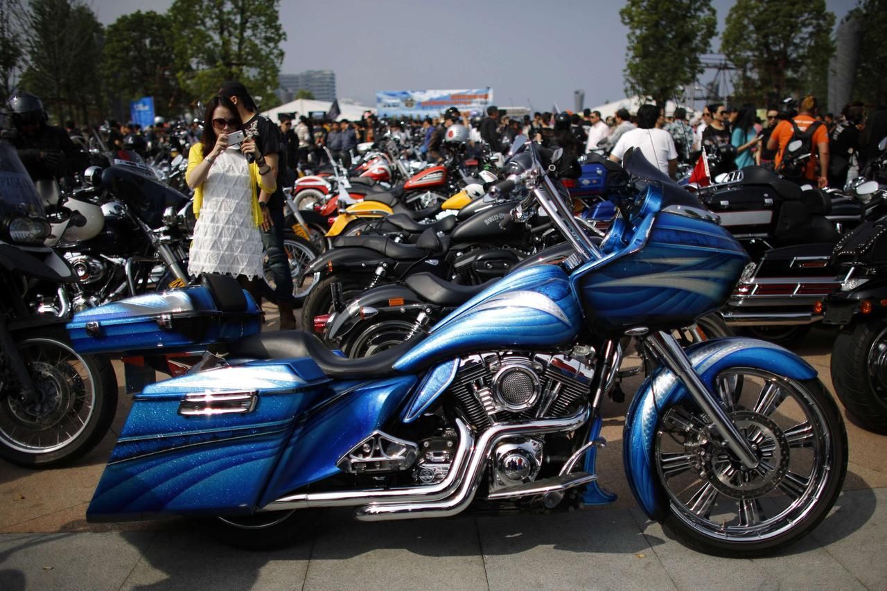Fotogalerie: Sraz motorkářů po čínsku