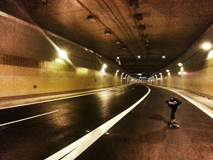 Z Blanky se stal nejdelší skateboardový tunel v Evropě. Po nocích se v něm tajně projíždějí skateboardisti.