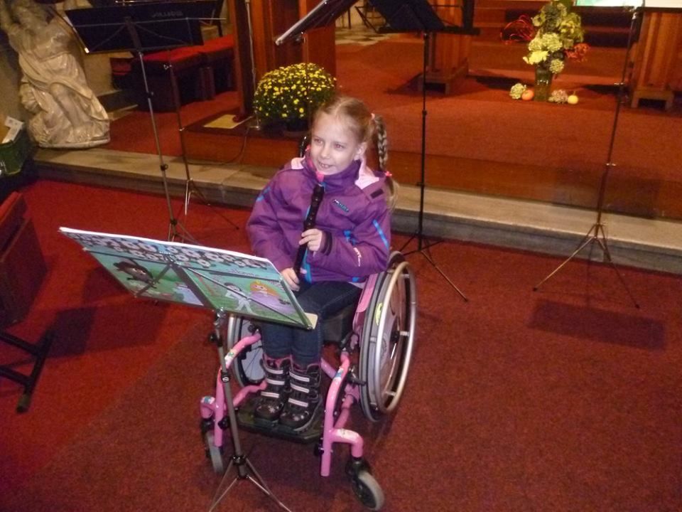 Baletka na vozíku - Karolínka Dejová